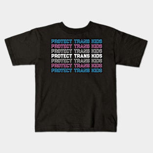 Protect Trans Kids LGBT Support Transgender Flag Ally Kids T-Shirt